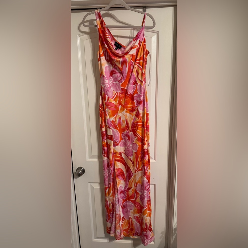 Next Pink and Orange Floral Dress